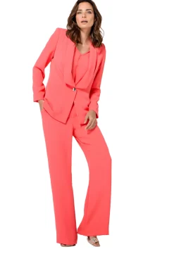 Caroline Biss Broeken*1521-72 / Soepelvallende Citylook Broek, Recht Been, Normal Waist