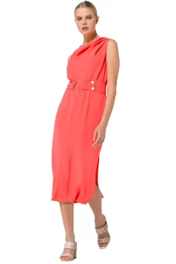 Caroline Biss Jurken*1120-72 / Soepelvallende Cocktailjurk