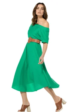 Caroline Biss Jurken*3154-61 / Soepelvallende Comfortabele Jurk