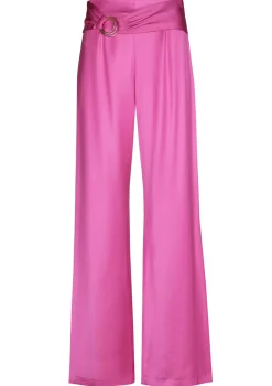 Caroline Biss Broeken*1535-73 / Soepelvallende Feestelijke Broek, Rrecht Been, High Waist