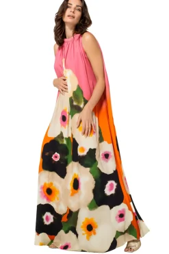 Caroline Biss Jurken*1138-69 / Soepelvallende Feestelijke Lange Jurk
