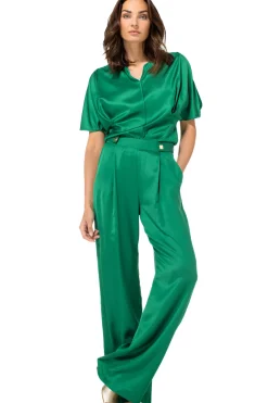 Caroline Biss Broeken*1527-62 / Soepelvallende Geklede Broek, Recht Been, Mid Waist
