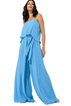 Caroline Biss Broeken*1520-64 / Soepelvallende Geklede Jumpsuit, Wijd Been