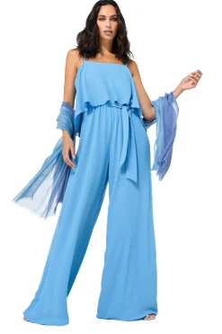 Caroline Biss Broeken*1520-64 / Soepelvallende Geklede Jumpsuit, Wijd Been