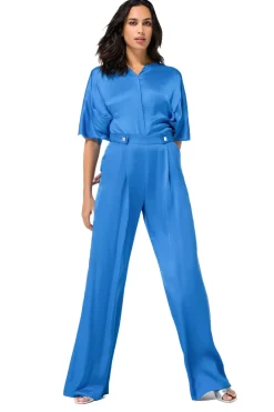 Caroline Biss Tops*1629-27 / Soepelvallende Geklede Top