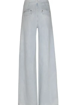 Caroline Biss Broeken*1525-25 / Soepelvallende Jeans, Wijd Been, High Waist