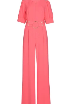 Caroline Biss Broeken*1522-72 / Soepelvallende Jumpsuit, Wijd Been