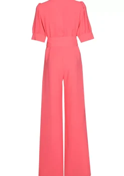 Caroline Biss Broeken*1522-72 / Soepelvallende Jumpsuit, Wijd Been