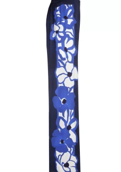 Caroline Biss Broeken*1552-29 / Soepelvallende Shiny Broek, Recht Been, Normal Waist