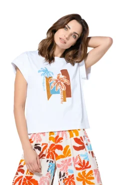 Caroline Biss Tops*3980-89 / T-Shirt In Katoen