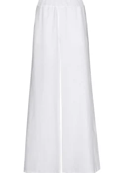 Caroline Biss Broeken*3571-90 / Wijde Broek In Linnen, Normal Waist