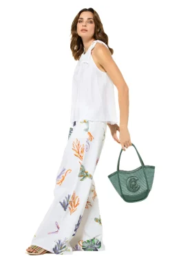 Caroline Biss Tops*3671-90 / Zomerse Losvallende Lange Top